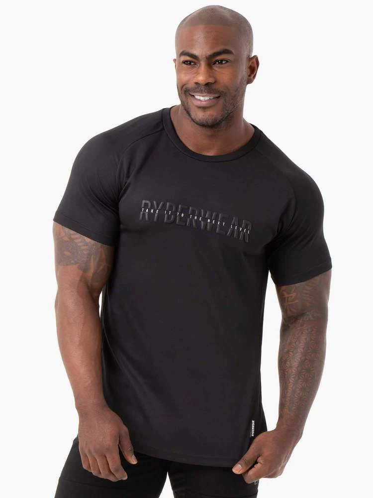 Ryderwear Energy Mesh T-Shirt - Black 1 Ryderwear Energy Mesh T-Shirt - Black