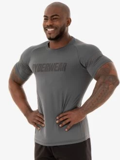 Ryderwear Flex Mesh T-Shirt - Charcoal 6 Ryderwear Flex Mesh T-Shirt - Charcoal -Ryderwear MESHT SHIRT CHARCOAL 3 1000x1000 1de2df8f 9794 40b7 aca0 294361041093