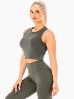 Ryderwear Motion Crop Top - Khaki 7 Ryderwear Motion Crop Top - Khaki -Ryderwear MotionCropTop Khaki 004 1000x1000 22e4fc96 9192 4c65 a2f9 62184aac4070