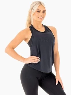 Ryderwear Motion Slinky T-Back - Black -Ryderwear MotionSlinkyT Back Black 004 100