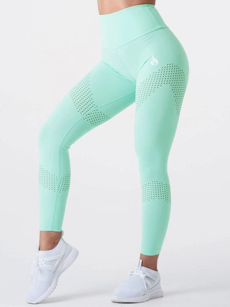 Ryderwear Pastels High Waisted Leggings - Mint 1 Ryderwear Pastels High Waisted Leggings - Mint
