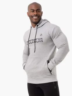 Ryderwear Energy Pullover Hoodie - Grey Marl -Ryderwear PULLOVERHOODIE GREYMARL 4 1000x1000 d8ee9494 5920 4b9f 9211 e44fd7958eb4