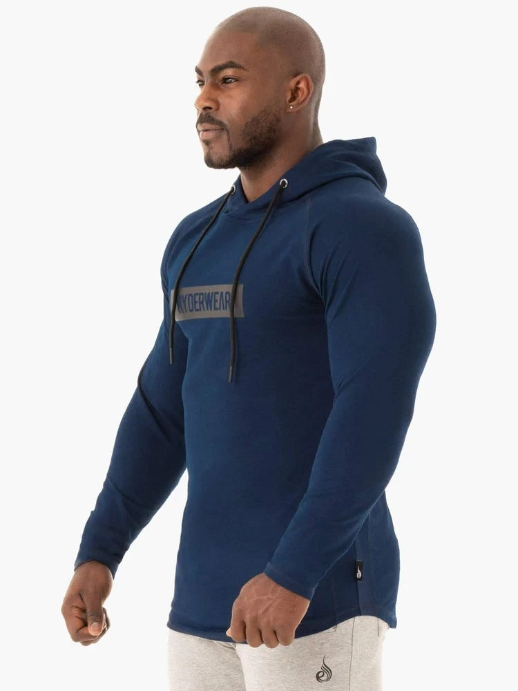 Ryderwear Base Pullover Hoodie - Navy 2 Ryderwear Base Pullover Hoodie - Navy - Image 2