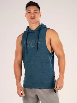 Ryderwear Royal Sleeveless Hoodie - Teal -Ryderwear S LESS HOODIE GREEN 0005 5 2000x 2c6a3209 8082 48c9 916f 9e4c36b9076c