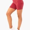 Ryderwear Seamless Staples Shorts - Cherry Red Marl
