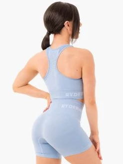 Ryderwear Seamless Staples Sports Bra - Denim Blue Marl -Ryderwear SPORTSBRA DENIMBLUEMARL 3 1000x1 3eef9e8d 751a 4cd2 8a13 9524dd0ba203