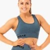 Ryderwear Seamless Staples Sports Bra - Teal Marl