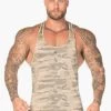 Ryderwear Camo Stringer T-Back - Tan Camo