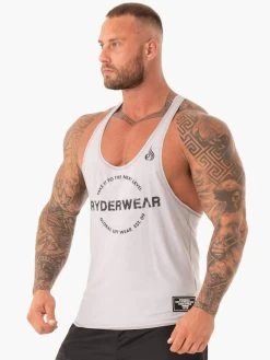 Ryderwear Duty Stringer T-Back - Smoke Grey -Ryderwear STRINGER T BACK SMOKE GREY 2 1000x1000 e43cff03 6585 432b bed3 b6fbd6e8a034