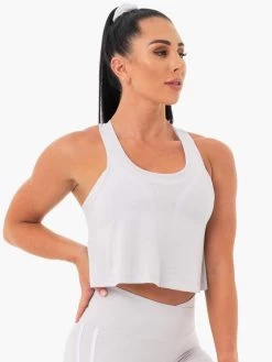 Ryderwear Collide Tied Up Cropped Tank - Pebble Grey 6 Ryderwear Collide Tied Up Cropped Tank - Pebble Grey -Ryderwear TIED UP CROPPED TANK PEBBLE GREY 3 1000x1000 abf1166e 198a 47c1 a5b3 47ccfda4dcd3