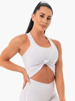 Ryderwear Collide Tied Up Cropped Tank - Pebble Grey 7 Ryderwear Collide Tied Up Cropped Tank - Pebble Grey -Ryderwear TIED UP CROPPED TANK PEBBLE GREY 4 1000x1000 113a5b08 d20f 4b91 8ca7 8c8bdd7b94cf