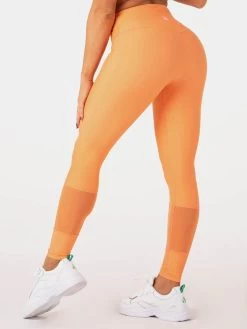 Ryderwear Mesh High Waisted Leggings - Orange -Ryderwear TIGHTS ORANGE 0003 3 1000x1000 04b423fb af10 4d22 83ee 45366d7b88cc