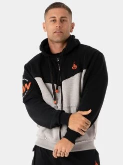 Ryderwear Utility Zip Up Hoodie - Grey