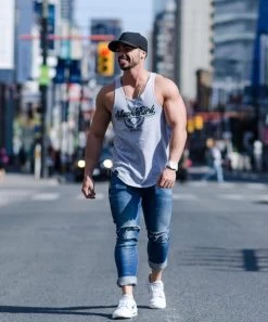 MuscleRich Swish Tank - Grey