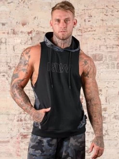 Ryderwear Camo Sleeveless Hoodie