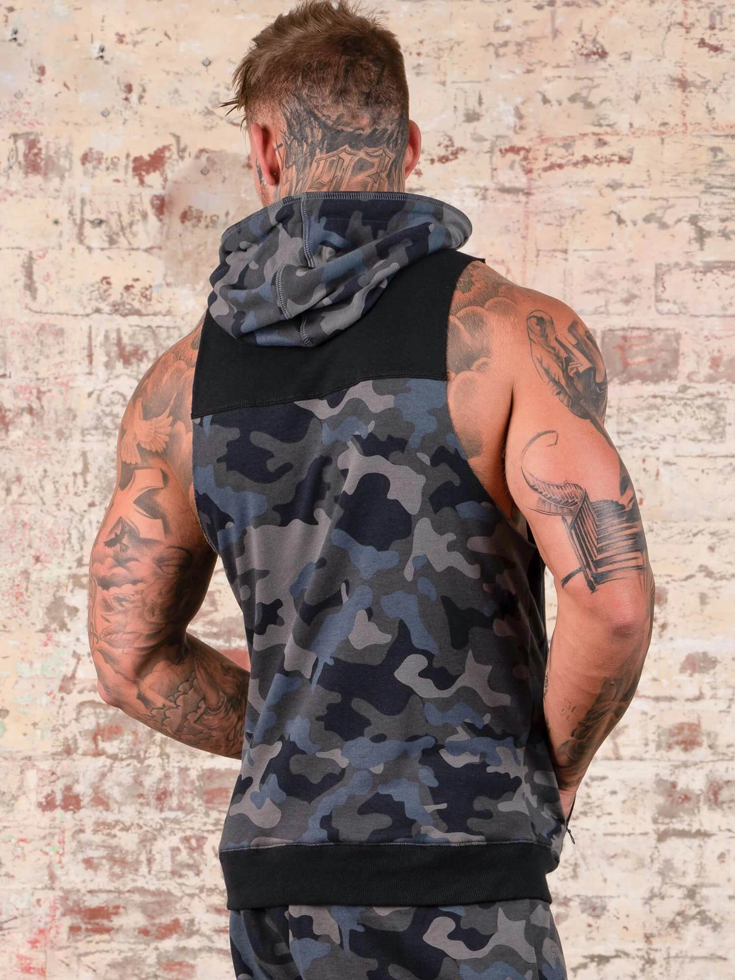 Ryderwear Camo Sleeveless Hoodie 4 Ryderwear Camo Sleeveless Hoodie - Image 4