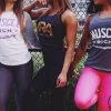 MuscleRich Femme Swish Tank - Gold/Black